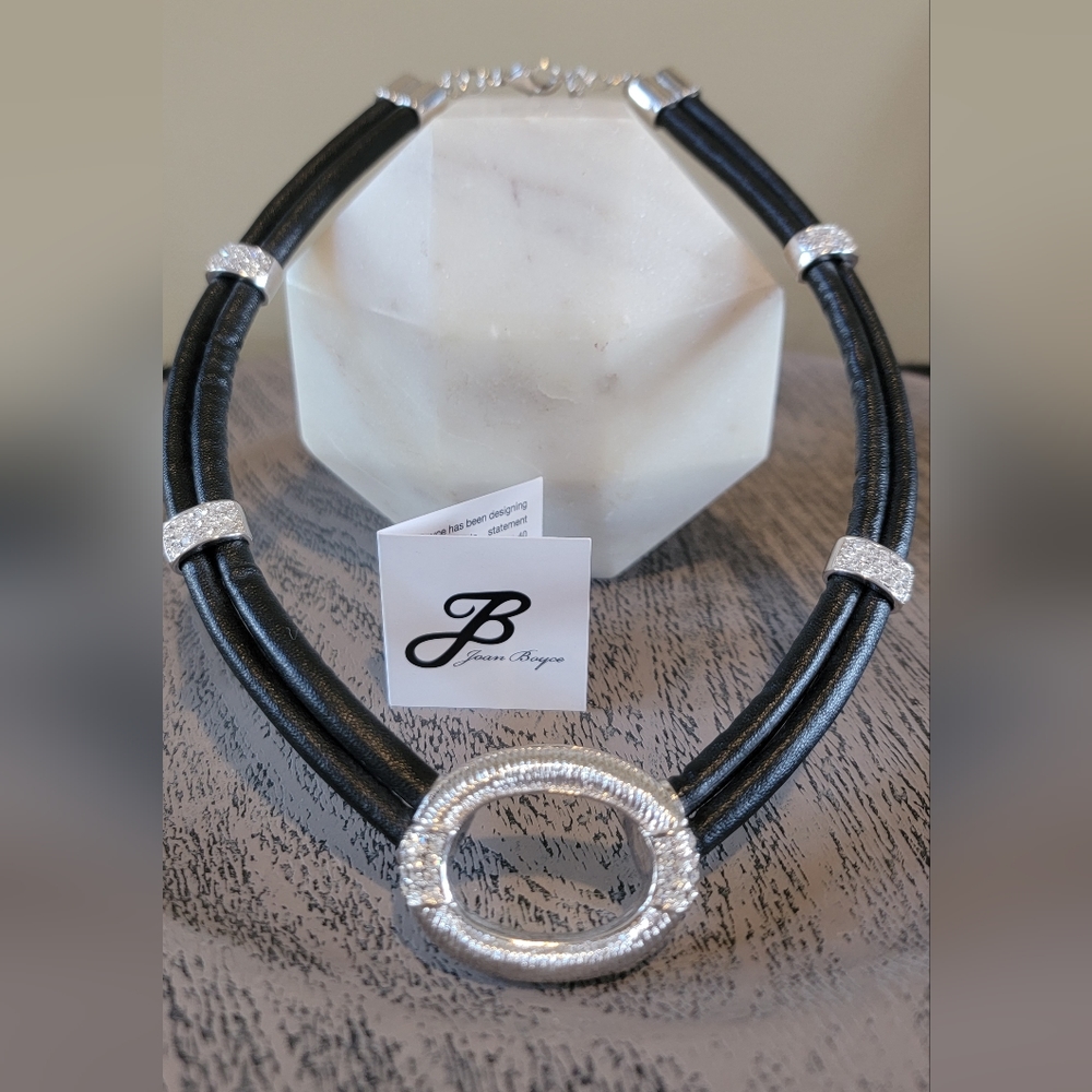 Joan Boyce Pave Crystal Necklace - Picture 9 of 9
